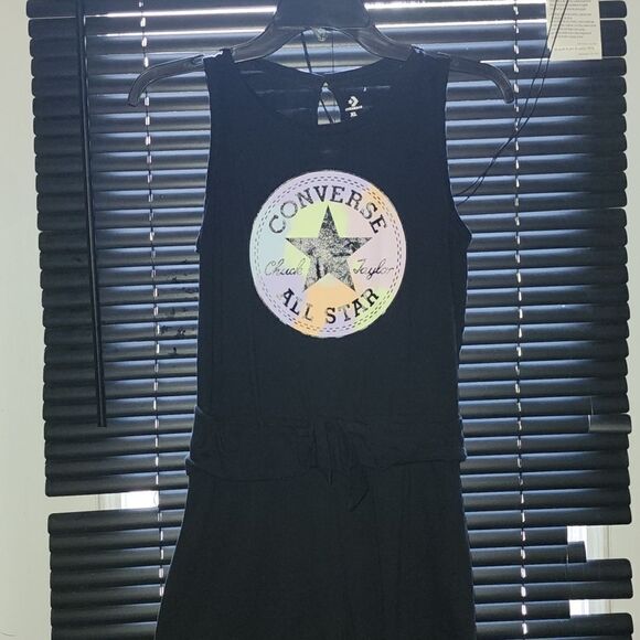 Girls Converse Romper   - Picture 1 of 4